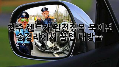 청주 렌트카 완전정복!🚗 북이면 송정리에서 꿀팁 대방출🍯